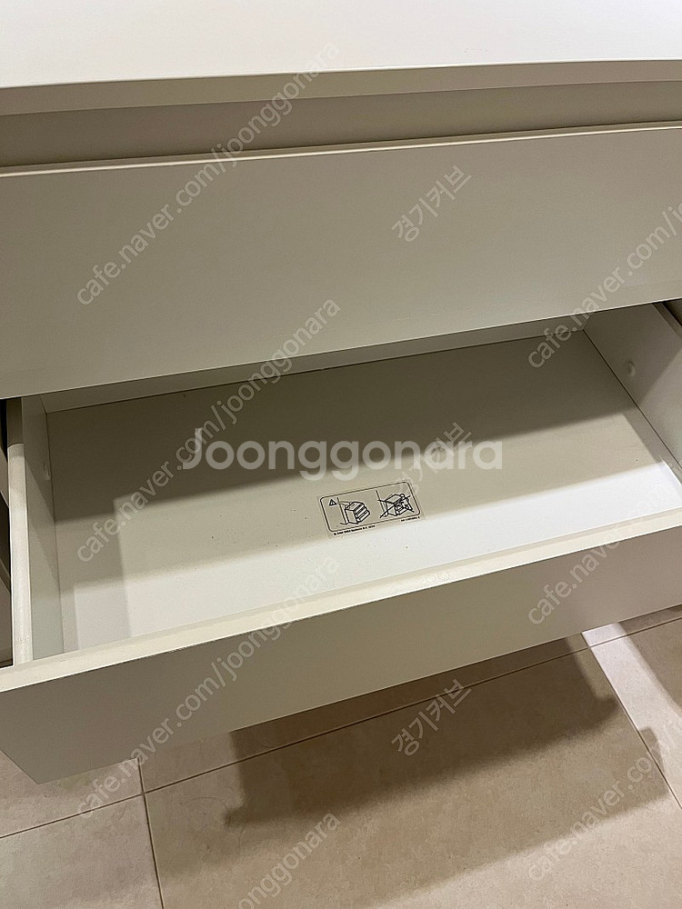이케아 쿨렌 3단 서랍장--2
