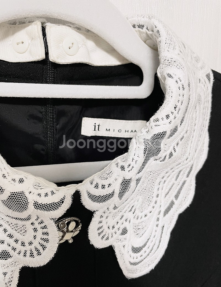 잇미샤 레이스 카라 원피스--3