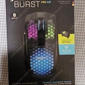 로캣 버스트 프로 에어(ROCCAT BURST Pro Air) 블랙