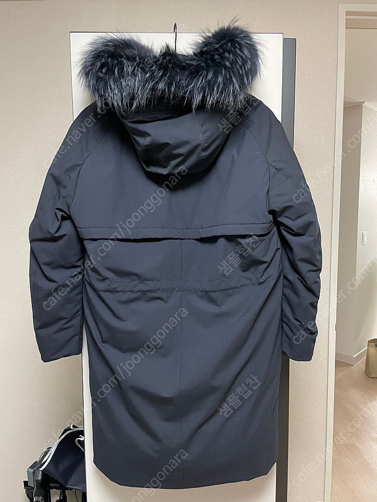 시스템옴므 네이비구스다운 롱패딩 100 이미지