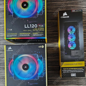 커세어 LL120 RGB 3PACK(*2) + Commander Pro