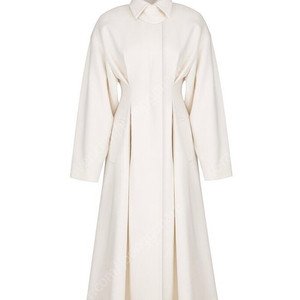 BECLA 비클라 블랙라인 캐시미어 울 코트 WHITE CASHMERE WOOL AVANGARDE LONG COAT