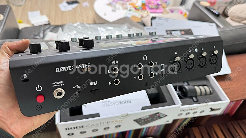 로데 캐스터 프로(Rode Caster Pro) & 팟...--3