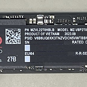 삼성전자 980 PRO M.2 NVMe SSD 2TB 2테라 팝니다 PCIe4.0x4 (64GT/s) 제조월 2023.9.