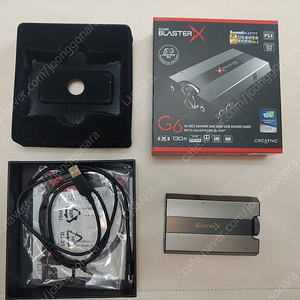 사운드 블라스터X (사블) G6 팝니다. (풀박) sound blaster