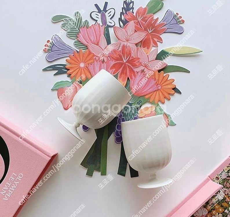 세라미꼬 무광백자 라인머그&손잡이머그&디저트볼3종set...--1