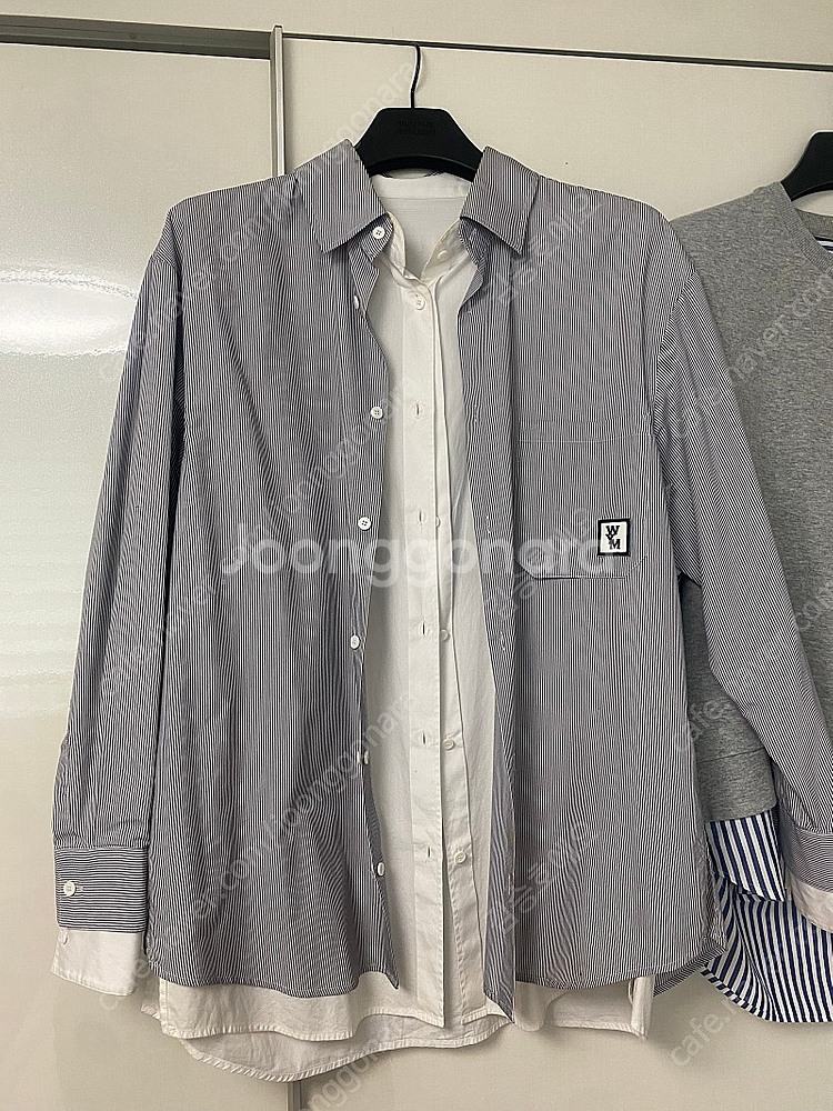 18ss 우영미 이중레이어드 셔츠 50--0
