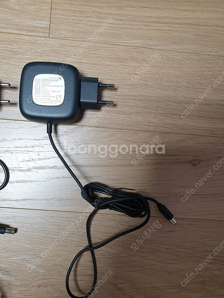 KT DC12V 2A 6.5파이 코드-코드 아답터 1M...--1