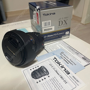 Tokina 11-20 mm F 2.8 캐논마운트 팝니다.