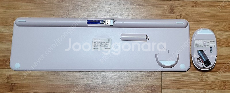 로이체 무선 키보드 마우스 세트 RMK 5600 핑크--2