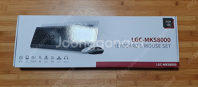 LG 무선 키보드 마우스 세트 MKS8000 블랙--0