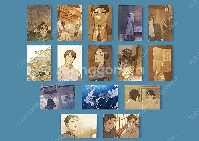 고래별 텀블벅 오디오웹툰 시즌1 고래별 일러스트 엽서 ...--0