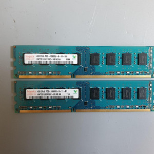 DDR3 PC3 4GB 10600U 메모리 램 두개+무료나눔