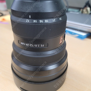 소니렌즈 초광각 렌즈 12-24mm f2.8 GM 상태좋음(풀박, 보증유효)