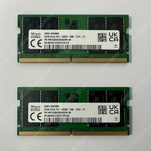 SK하이닉스 램 노트북용 DDR5-5600 32GB