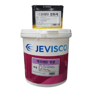 [제비스코]에코레탄 3L (반광 투명) / 2액형 내부목재용