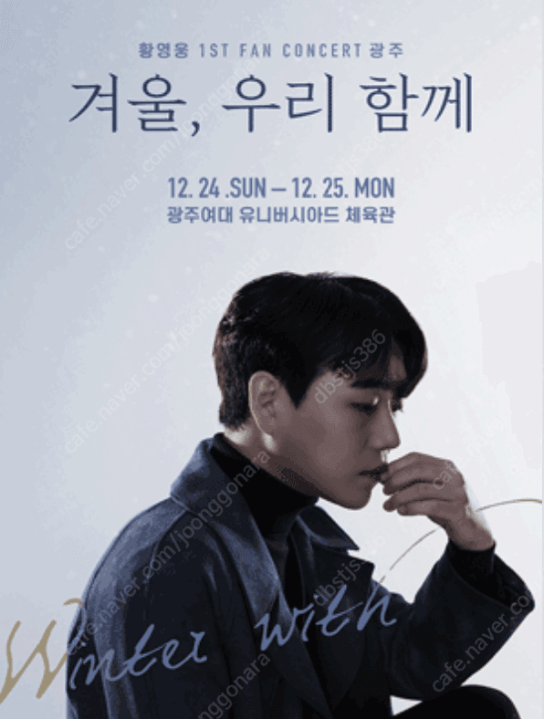 1217고양 황영웅콘서트sr석 4구역
