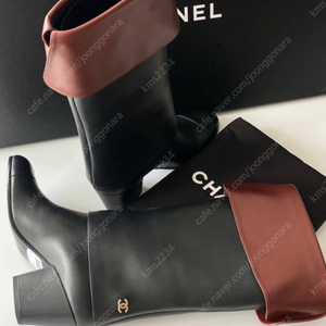 샤넬 CC로고 롱부츠