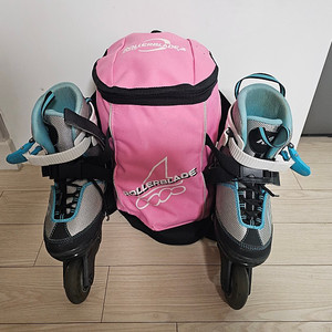아동용 K2 marlee 인라인 스케이트(195~230mm) 헬멧, 백팩 포함