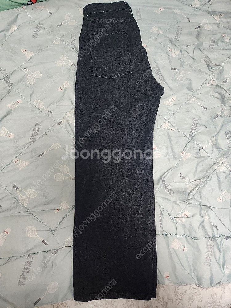 러프사이드 드레이프 데님 블랙 2사이즈--1