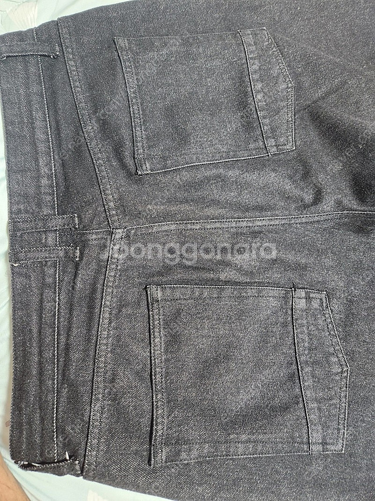 러프사이드 드레이프 데님 블랙 2사이즈--2