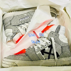 오프화이트 off white 여성 하이탑 스니커즈 택포35