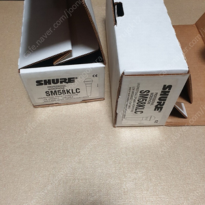슈어 sm58 klc 마이크