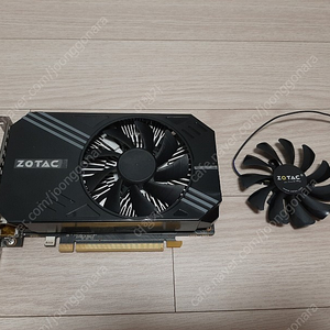 zotac 1060 6g d5 mini(교체용 팬포함)