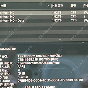 애플 맥북프로 16인치 m1max cto 2테라 32램 32gpu 풀칩버전 애플케어