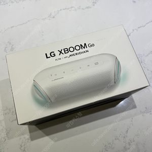 LG 엑스붐고 메리디안 PL7 화이트 블루투스 스피커 1~2개 팝니다. XBOOM Go