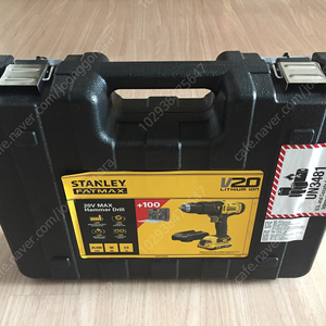 (새상품)(미개봉)(정품)(디월트) 스탠리 FATMAX 20V MAX 햄머 드릴 드라이버 (3모드) + 공구 세트 100개