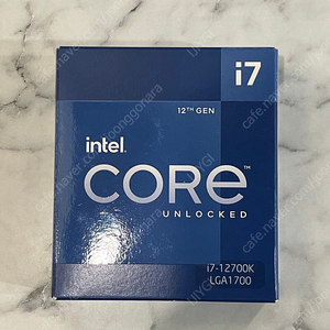 인텔 CPU i7 12700k 판매합니다 피씨디렉트 정품