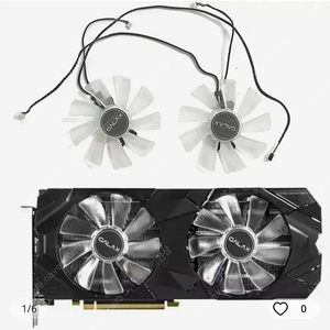 (새제품) 갤럭시 RTX2060S, RTX2070 RTX2080TI 슈퍼 EX 그래픽 카드 팬, 쿨러