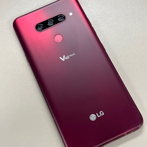 LG V40 레드색상 128기가 무잔상 상태 깨끗한 A급 10만에판매합니다