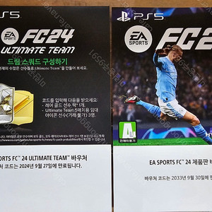 PS5 플레이스테이션5 FC24 제품판 바우처코드 + 드림스쿼드 구성하기