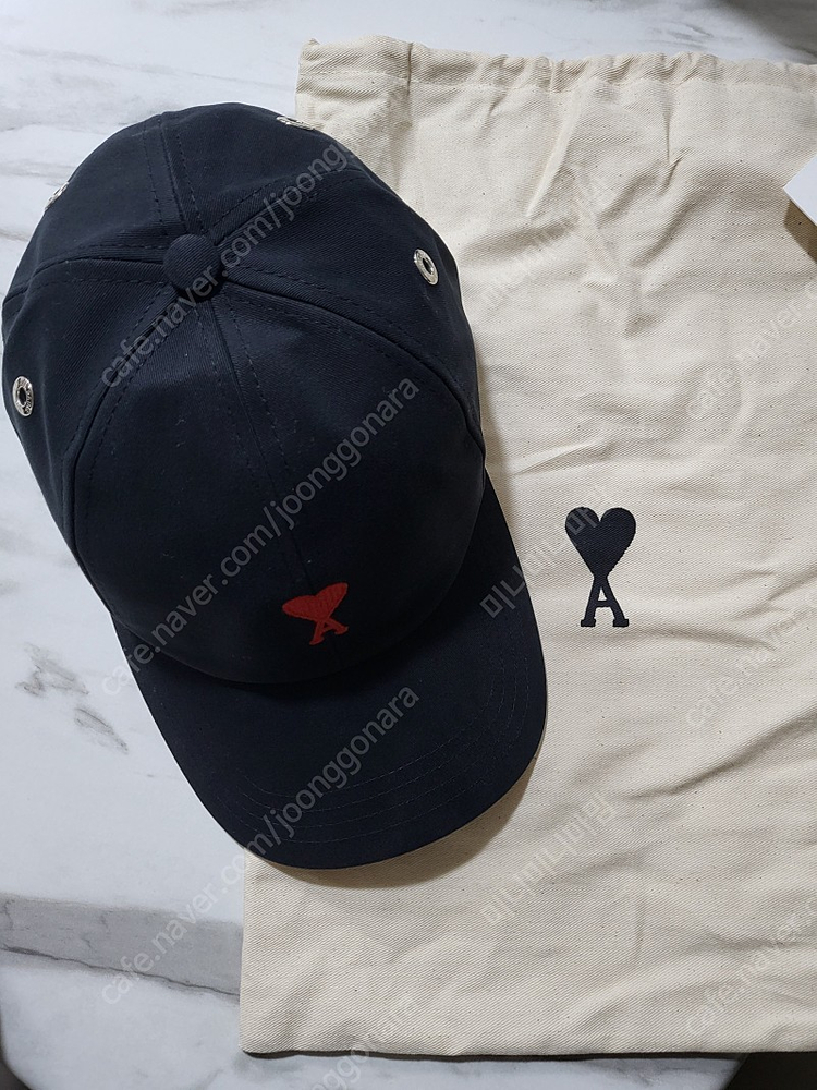 아미 베이스볼 캡 블랙 새상품 성인용 이미지