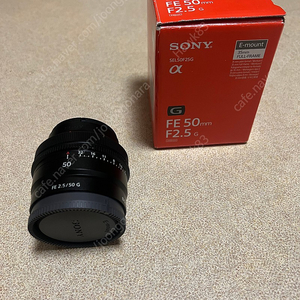 SONY FE 50mm F2.5 G 소니 50G 렌즈 팝니다