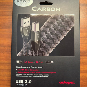 AudioQuest Carbon USB 2.0 A to B 0.75m