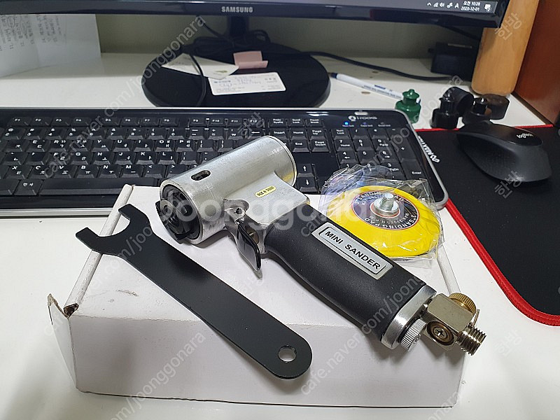 대만 3인치 샌더기 (새것)--0