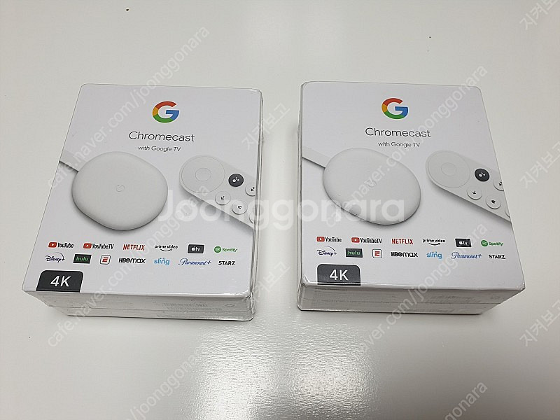 크롬캐스트 4K chromecast 미개봉 팝니다--0