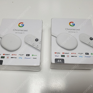 크롬캐스트 4K chromecast 미개봉 팝니다