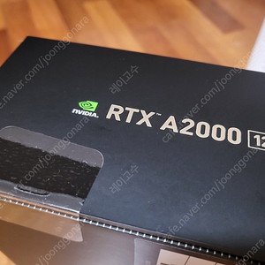 미개봉) Nvidia A2000 12gb 쿼드로 quadro 그래픽카드