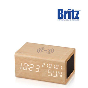 브리츠 블루트스 스피커 탁상용 시계및무선충전 모델 새상품 미개봉 택포