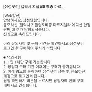 갤럭시 z플립5 메종 마르지엘라 에디션 양도