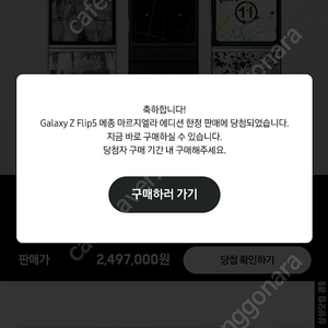 Galaxy Z Flip5 갤럭시 z 플립5 메종 마르지엘라 에디션