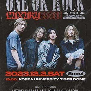 원오크록 one ok rock 내한 콘서트 스탠딩석 판매합니다