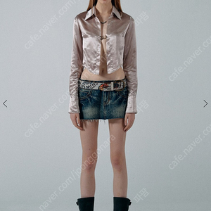 [새상품] 스컬프터 청치마 - Vintage Micro Denim Skirt Brown / S 사이즈