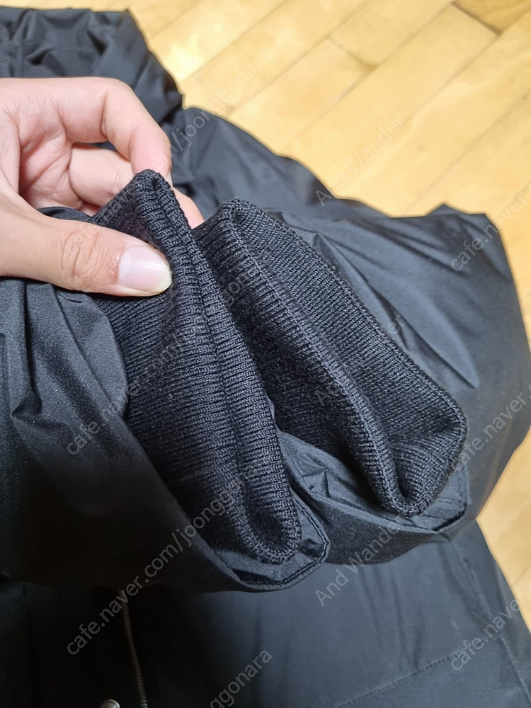 지제로송지오 코치다운 패딩 블랙 46사이즈--8