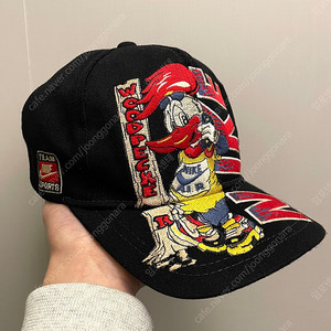(F)90s USA 나이키 우드페커 자수 로고 빈티지 볼캡 모자