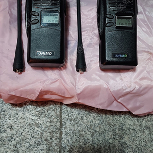 업무용 무전기 UNIMO PD-4000 plus 2대(1조) 판매합니다.